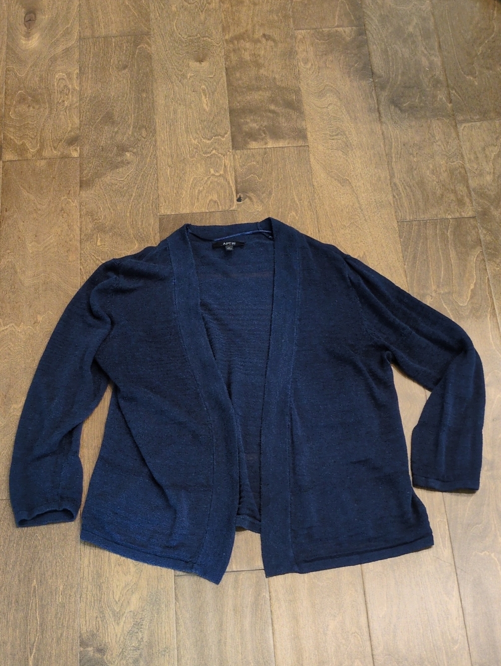 Apt. 9 Navy Open-Front Lightweight Women's Cardigan